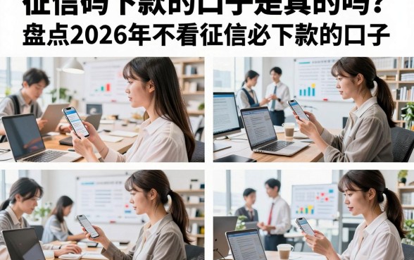 征信码下款的口子是真的吗？盘点2026年不看征信必下款的口子