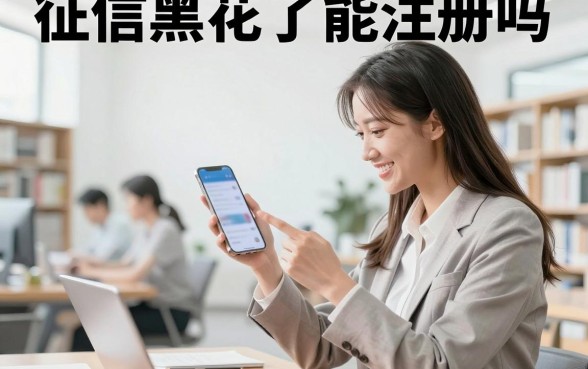 征信黑花了能注册吗,征信黑了还能申请什么贷款容易下款