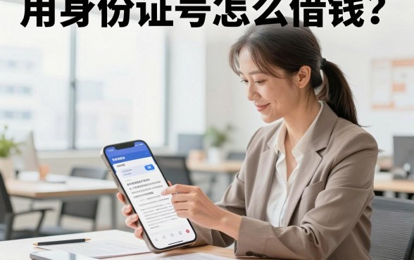 用身份证号怎么借钱?身份证贷款正规平台有哪些