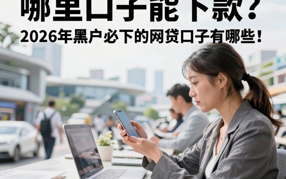 哪里口子能下款?2026年黑户必下的网贷口子有哪些