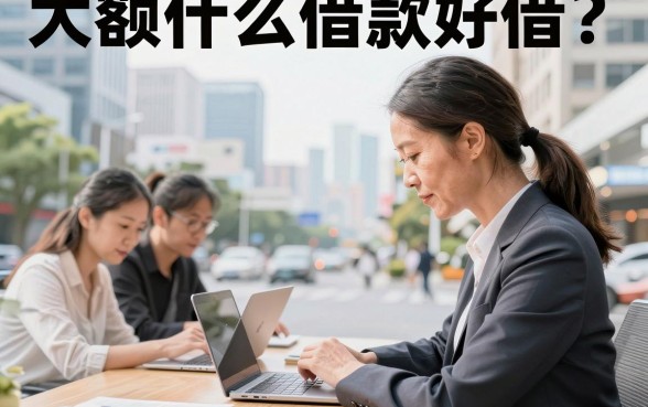 大额什么借款好借？盘点2026年大额贷款最容易下款的平台