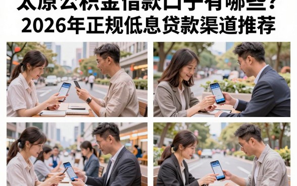 太原公积金借款口子有哪些？2026年正规低息贷款渠道推荐