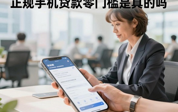 正规手机贷款零门槛是真的吗，有哪些正规平台容易下款