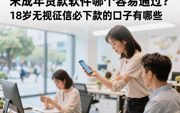 未成年贷款软件哪个容易通过？18岁无视征信必下款的口子有哪些