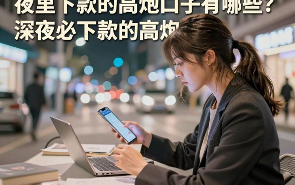 夜里下款的高炮口子有哪些？深夜必下款的高炮口子推荐