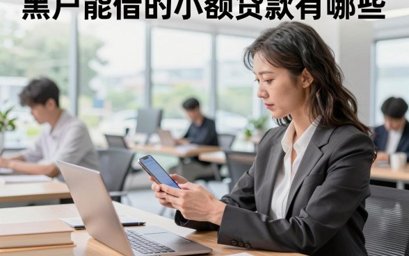 黑户能借的小额贷款有哪些,征信黑户哪里可以借到钱