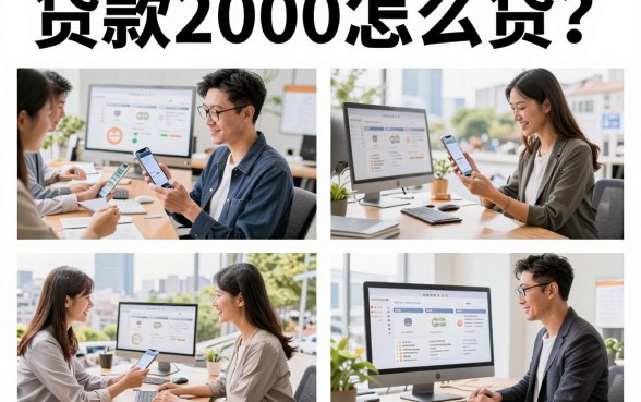 贷款2000怎么贷？2026正规小额贷款平台推荐