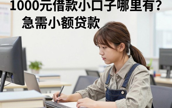 1000元借款小口子哪里有?急需小额贷款哪里找?