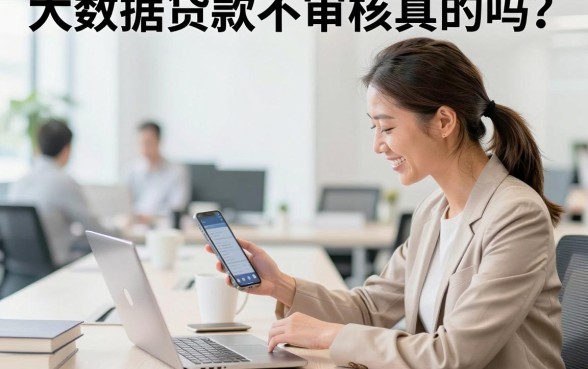 大数据贷款不审核真的吗?哪里有不看大数据的贷款平台
