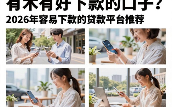 有木有好下款的口子?2026年容易下款的贷款平台推荐
