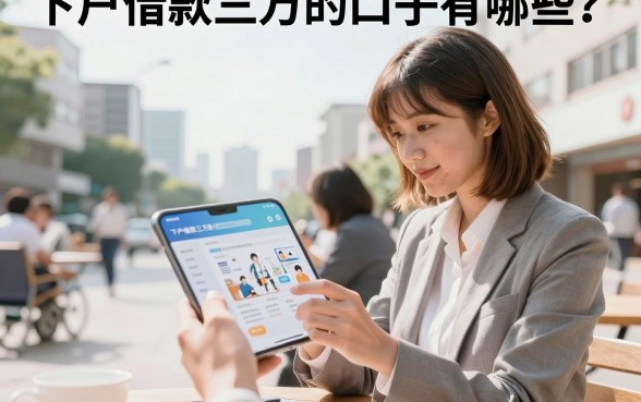 下户借款三万的口子有哪些?征信花哪里能下款三万