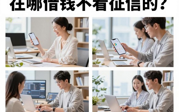 在哪借钱不看征信的?征信黑户哪里能贷到款