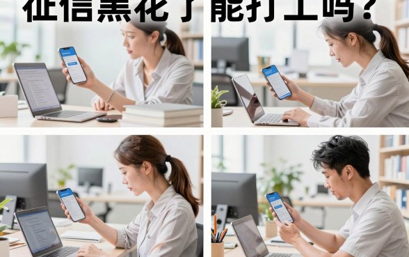 征信黑花了能打工吗？征信黑了还能进厂上班吗
