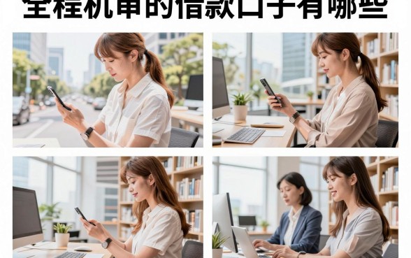 全程机审的借款口子有哪些，不看征信秒下的正规平台推荐