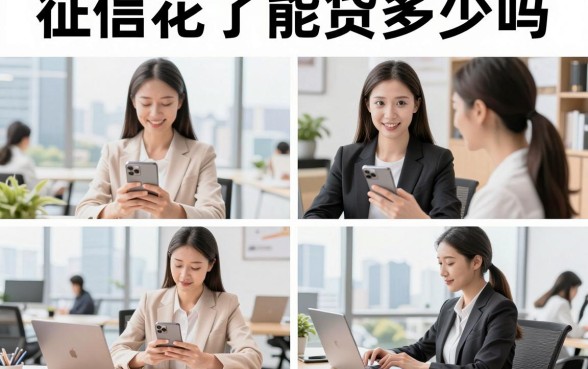 征信花了能贷多少吗，征信花了我还能在哪儿贷款