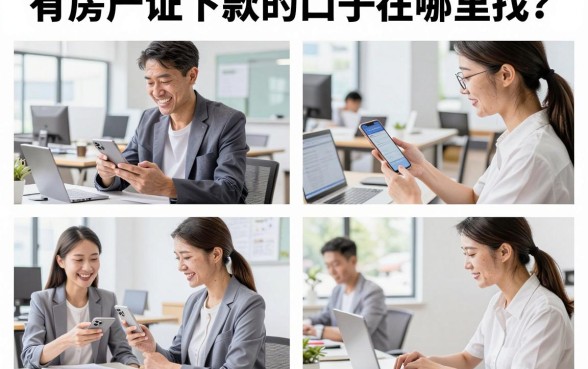 有房产证下款的口子在哪里找？有房产证哪里能快速贷款？