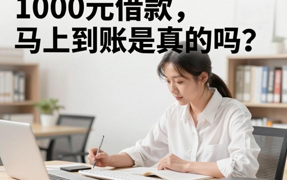 1000元借款马上到账是真的吗？急用钱哪里可以快速借到？