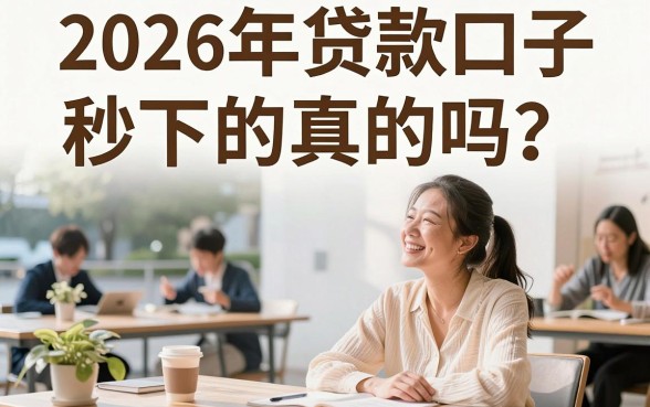 2026年贷款口子秒下的真的吗？有哪些靠谱平台推荐？