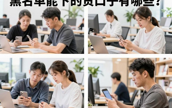 黑名单能下的贷口子有哪些？征信黑户哪里能借到钱？