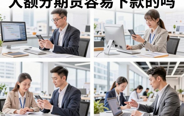 大额分期贷容易下款的吗，哪些大额分期贷款平台审批快容易通过