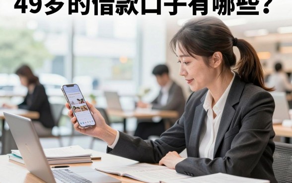 49岁的借款口子有哪些?2026年还能下款的正规平台推荐