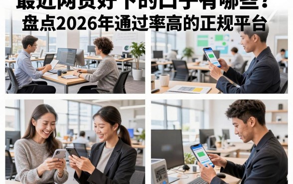 最近网贷好下的口子有哪些?盘点2026年通过率高的正规平台