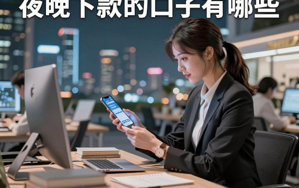 夜晚下款的口子有哪些,深夜急需用钱哪里可以快速借款