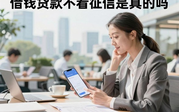 借钱贷款不看征信是真的吗，哪里有不看征信的贷款平台