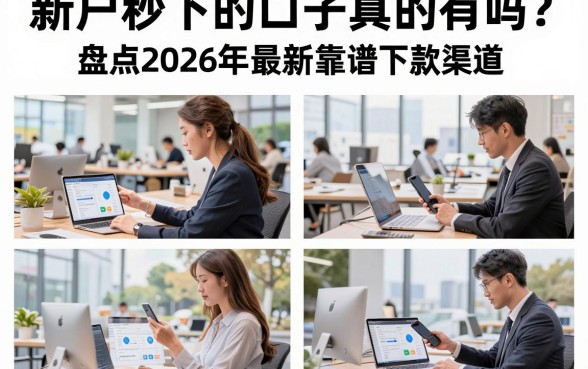 新户秒下的口子真的有吗?盘点2026年最新靠谱下款渠道