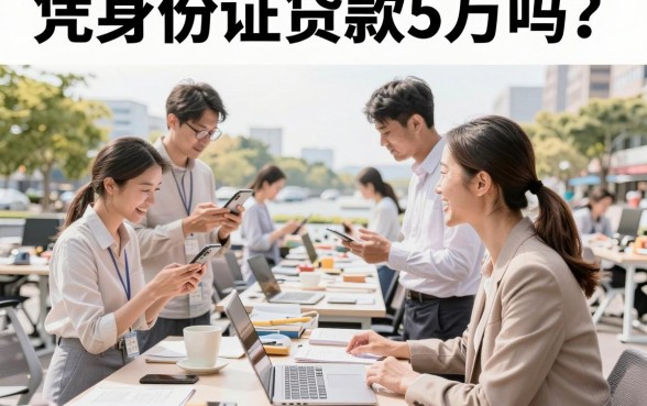 凭身份证贷款5万吗?有正规平台能下款吗