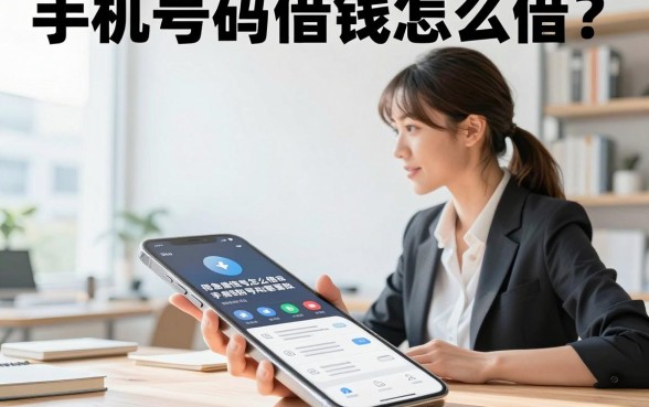 手机号码借钱怎么借？凭手机号快速贷款靠谱吗？
