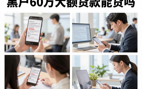 黑户60万大额贷款能贷吗,征信黑户哪里可以贷大额资金