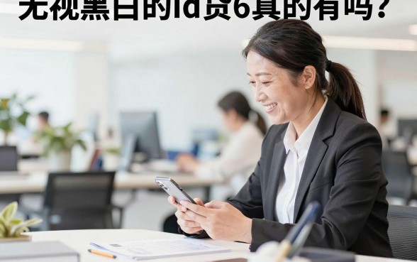 无视黑白的id贷6真的有吗？无视黑白id贷6口子哪里找
