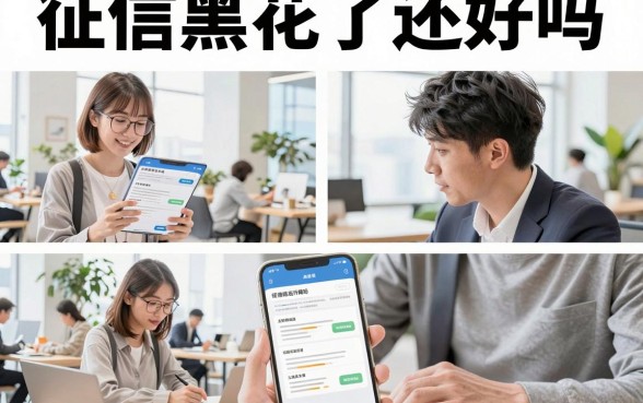 征信黑花了还好吗,征信黑了怎么恢复征信