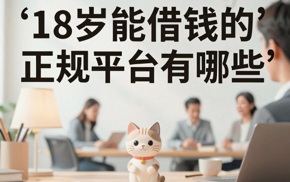 18岁能借钱的正规平台有哪些，盘点靠谱的借钱平台推荐