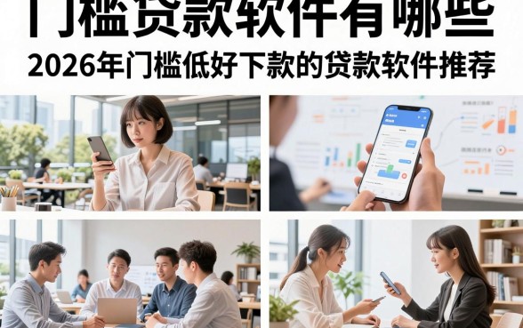 门槛贷款软件有哪些，2026年门槛低好下款的贷款软件推荐