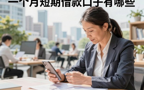 一个月短期借款口子有哪些，正规靠谱的借款平台推荐