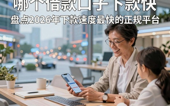 哪个借款口子下款快，盘点2026年下款速度最快的正规平台