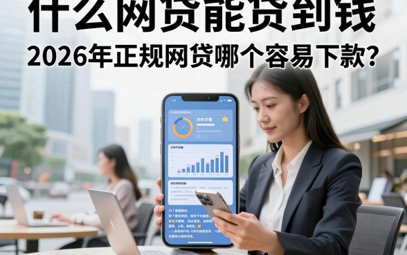 什么网贷能贷到钱,2026年正规网贷哪个容易下款?