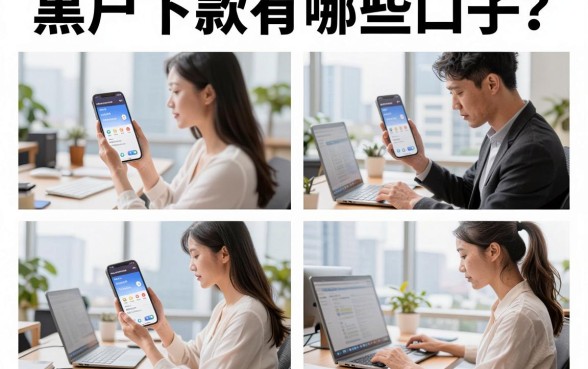 黑户下款有哪些口子?黑户哪里可以贷款马上到账?