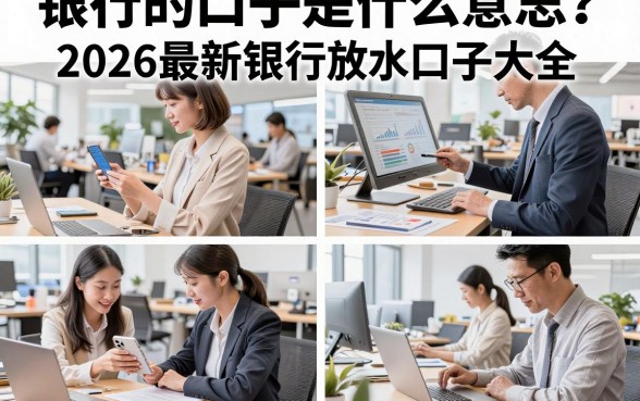 银行的口子是什么意思?2026最新银行放水口子大全