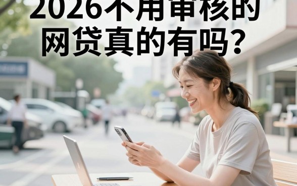 2026不用审核的网贷真的有吗？盘点无视征信秒下款的大额口子