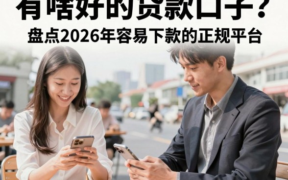 有啥好的贷款口子？盘点2026年容易下款的正规平台