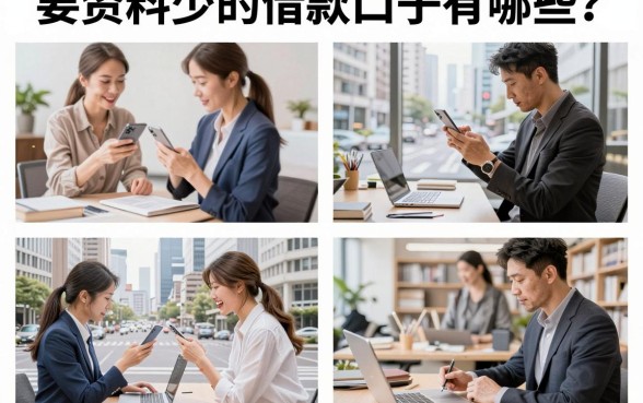 要资料少的借款口子有哪些?芝麻分低也能秒下的贷款推荐