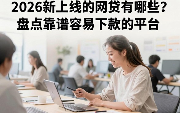 2026新上线的网贷有哪些？盘点靠谱容易下款的平台