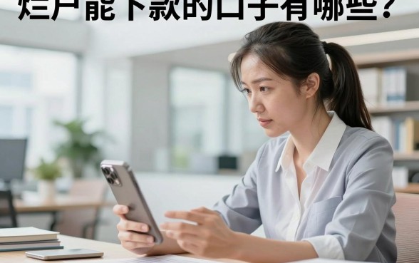 烂户能下款的口子有哪些？征信烂了哪里还能借到钱