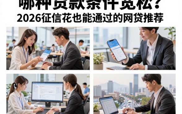哪种贷款条件宽松?2026征信花也能通过的网贷推荐