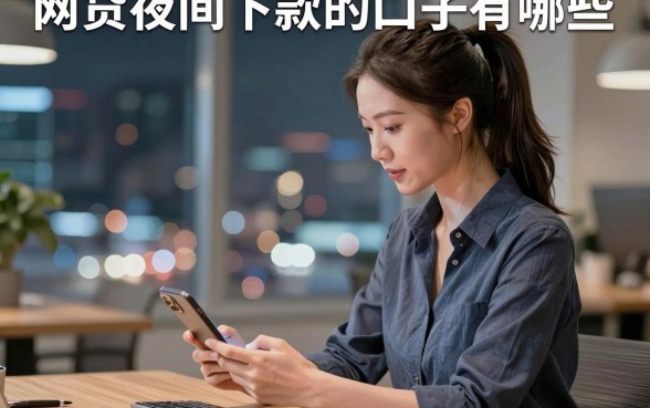 网贷夜间下款的口子有哪些,深夜急用钱哪里能快速放款?