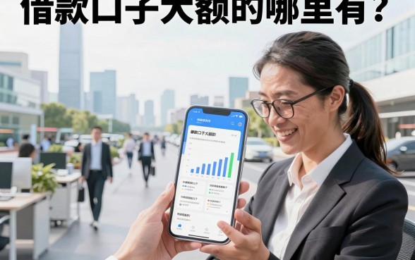 借款口子大额的哪里有?2026年大额借款口子容易下款吗