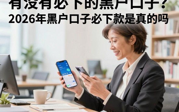 有没有必下的黑户口子？2026年黑户口子必下款是真的吗